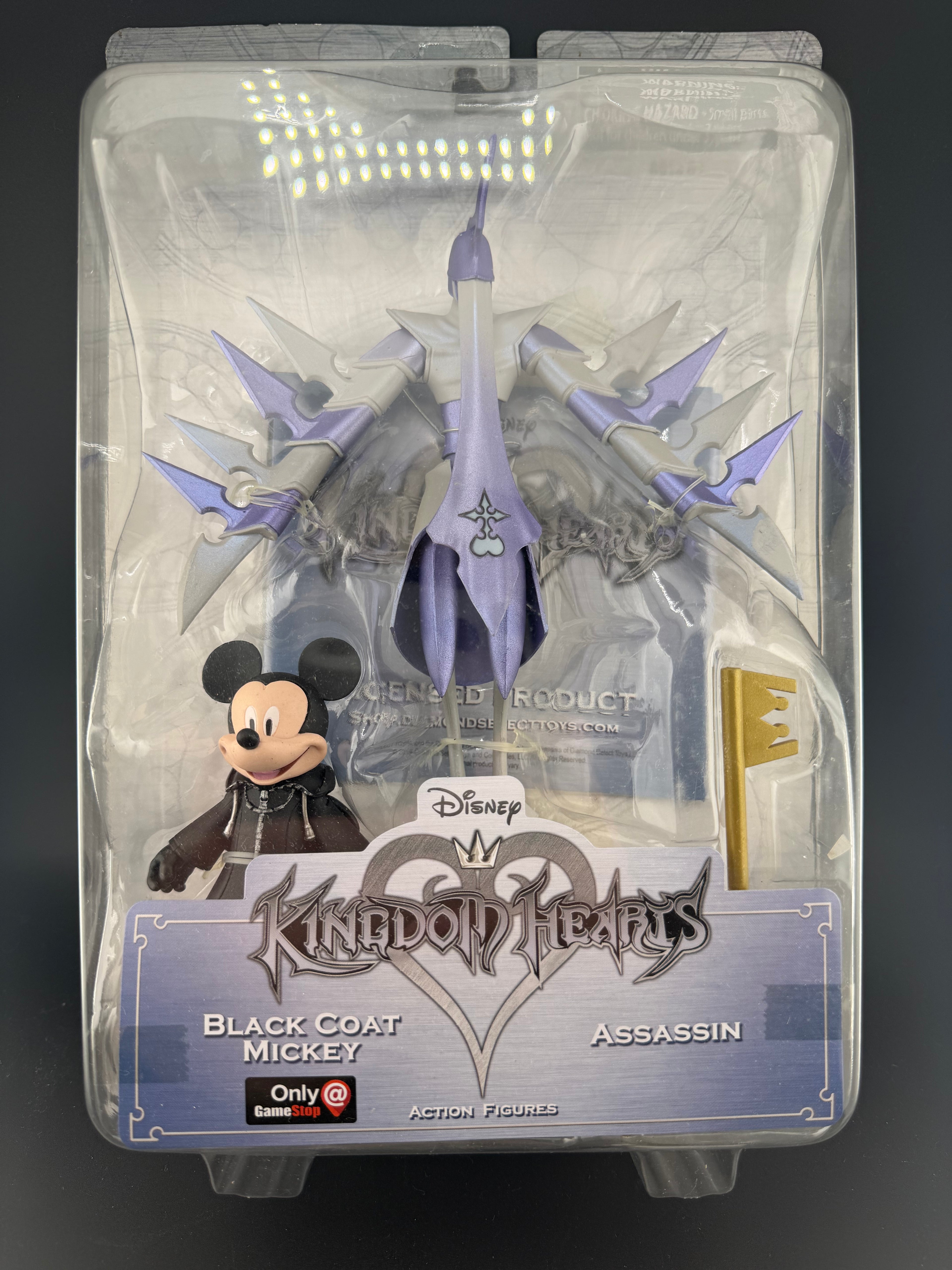 Black Coat Mickey & Assassin – Action Figure 2-Pack | Kingdom Hearts