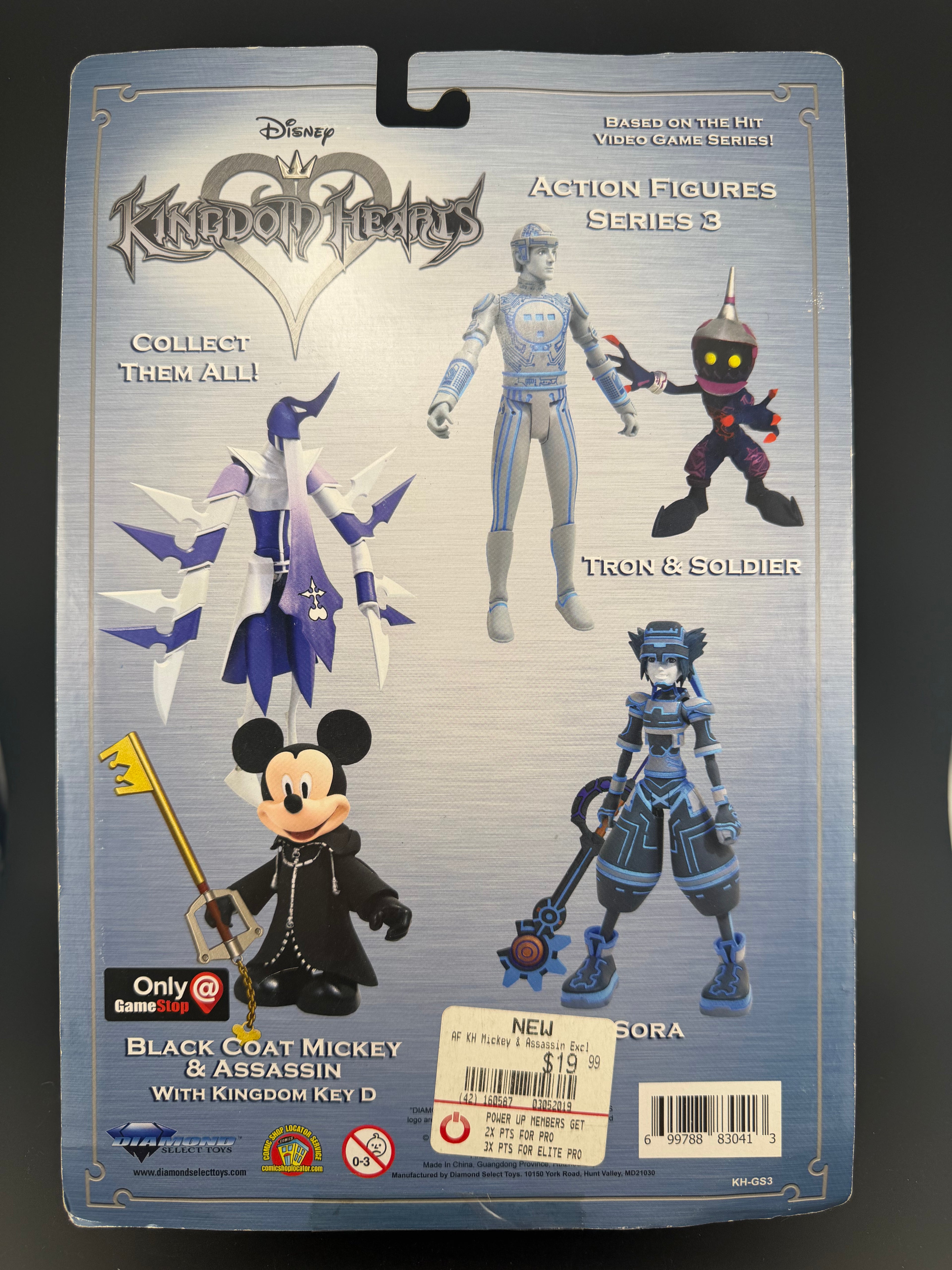 Black Coat Mickey & Assassin – Action Figure 2-Pack | Kingdom Hearts