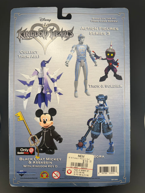 Black Coat Mickey & Assassin – Action Figure 2-Pack | Kingdom Hearts